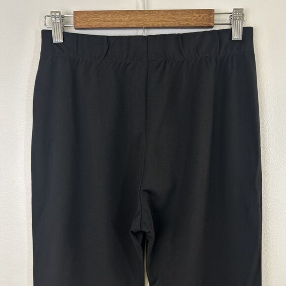 Commense Pants‎ Womens M High Waisted Essential Stretch Flare Black Thin Classic - Picture 6 of 15